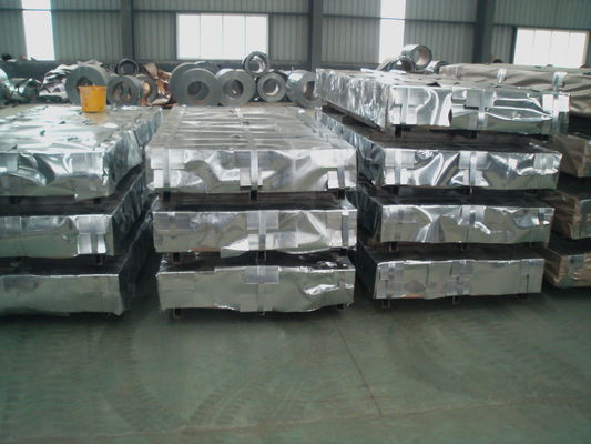 hot dipped JIS SGCC, SGCH, G550 steel Galvanized Corrugated Roofing Sheet / Sheets 工場