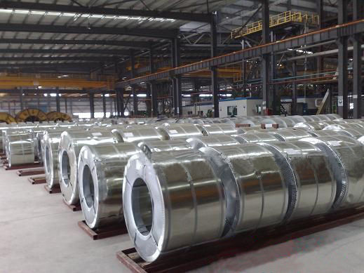China spangle chromated / oiled JIS Hot Dipped Galvanized Steel Coils / galvalume steel coil exporter