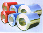 China 750mm - 1250mm Z60 to Z27 Zinc coating Red / Blue Prepainted Color Steel Coils / Coil exporter