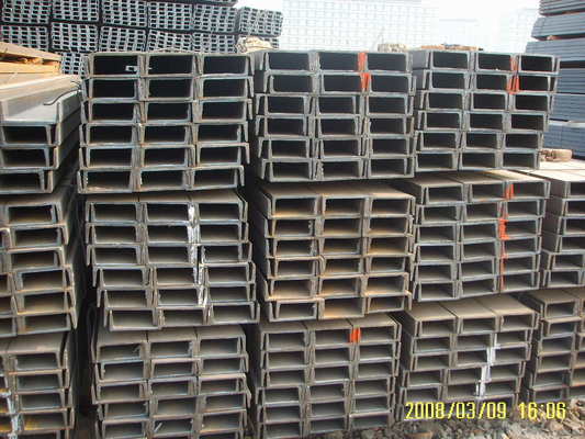 Hot Rolled Long Steel Channel / Channels of Mild Steel Products factory