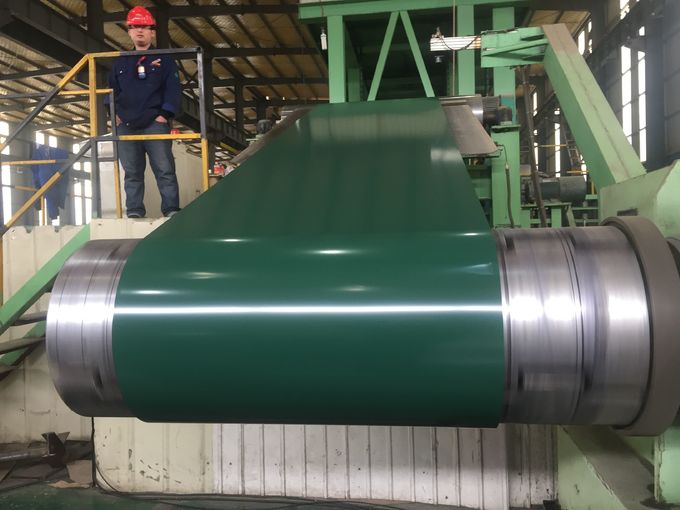 Cut Z60 To Z275 Zinc Coating Roofing Sheet Prepainted Color Steel Coils