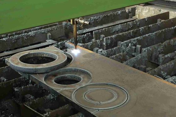 Buy Galvanized Custom Cut Sheet Metal ASTM A36 Steel Plate Cutting Parts online manufacture