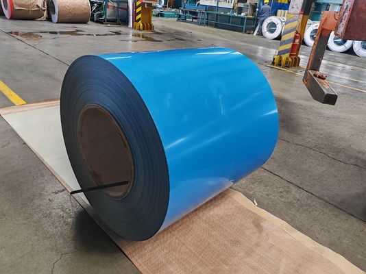 Buy 1250mm Prepainted Color Steel Coil with PE / SMP / HDP / PVDF Coating and 10–25μm Top Paint for Roofing and Panel Applications online manufacture