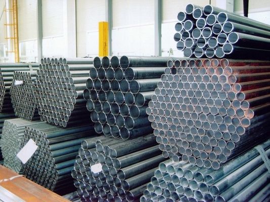 Buy Round / Square / Rectangle / Ellipse ERW Welded Steel Pipes with Galvanized and Black Surface Finish online manufacture