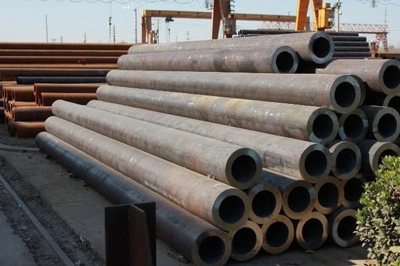 Buy ASTM A53 BS1387 DIN2244 Round ERW Welded Steel Pipe 5.8M / 6M for Structural and Engineering Applications online manufacture
