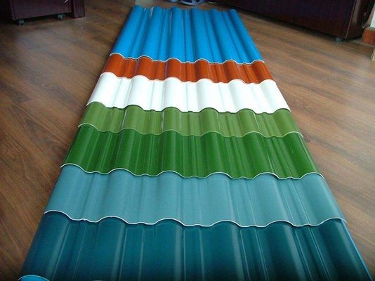 Buy Customized Color CGCC DX51D+Z Pre Painted Corrugated Steel Roof Sheets for Roofing and Wall Cladding online manufacture