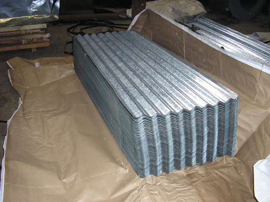 Buy AS 1397 G550 Full Hard Corrugated Galvanized Roofing Sheet with 76mm Wave Profile and 40–275g/m² Zinc Coating online manufacture
