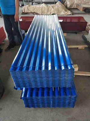 Buy 24 Gauge ASTM CGCC Galvanized Corrugated Metal Roofing Sheets for Roofing and Wall Cladding online manufacture