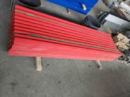 Red Corrugated Sheet Metal / High Hardness Corrugated Steel Roof Sheets