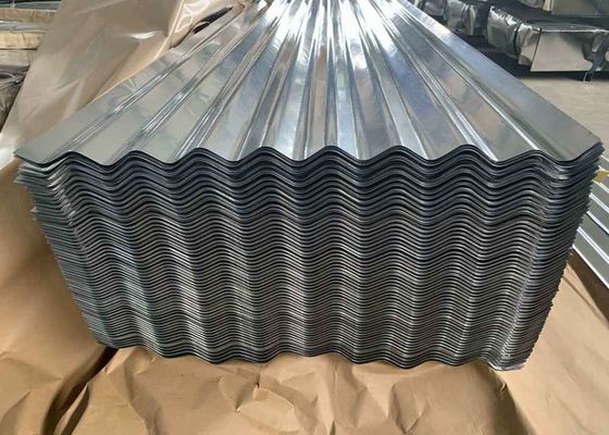 Buy Regular Spangle Corrugated Galvanized Roofing Sheet 0.14–1.5mm with 800mm Effective Width for Sandwich Panel and Building Cladding online manufacture