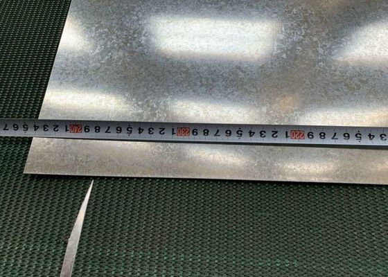 Buy 0.3–3.0mm Big Spangle Hot Dipped Galvanized Steel Sheet 35–1250mm Width for Outer Wall Cladding Applications online manufacture