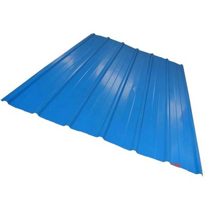 Buy CGCC DX51D Prepainted Corrugated Steel Roof Sheets in White Red Blue RAL Colors for Roofing and Wall Cladding online manufacture