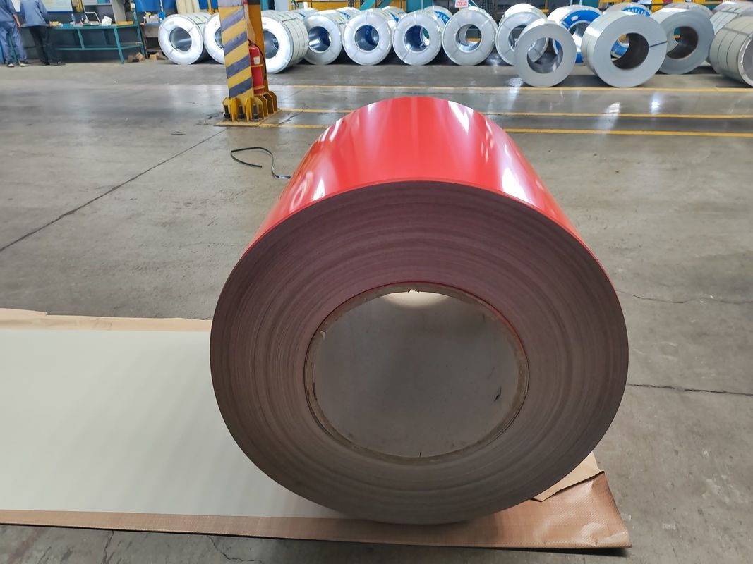 DX51D+Z Prepainted Galvanized Steel Coil with 10–25μm Top Coating and 0.11–1.2mm Thickness for Construction Panels