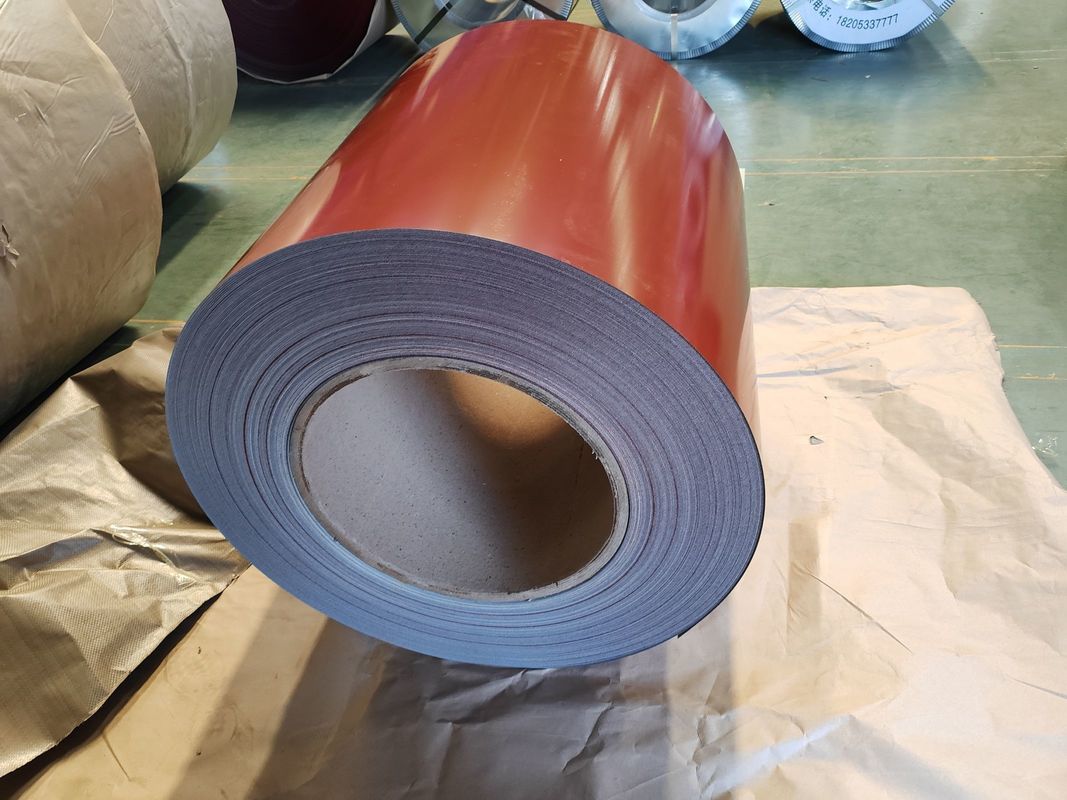 DX51D+Z Prepainted Galvanized Steel Coil with 10–25μm Top Coating and 0.11–1.2mm Thickness for Construction Panels
