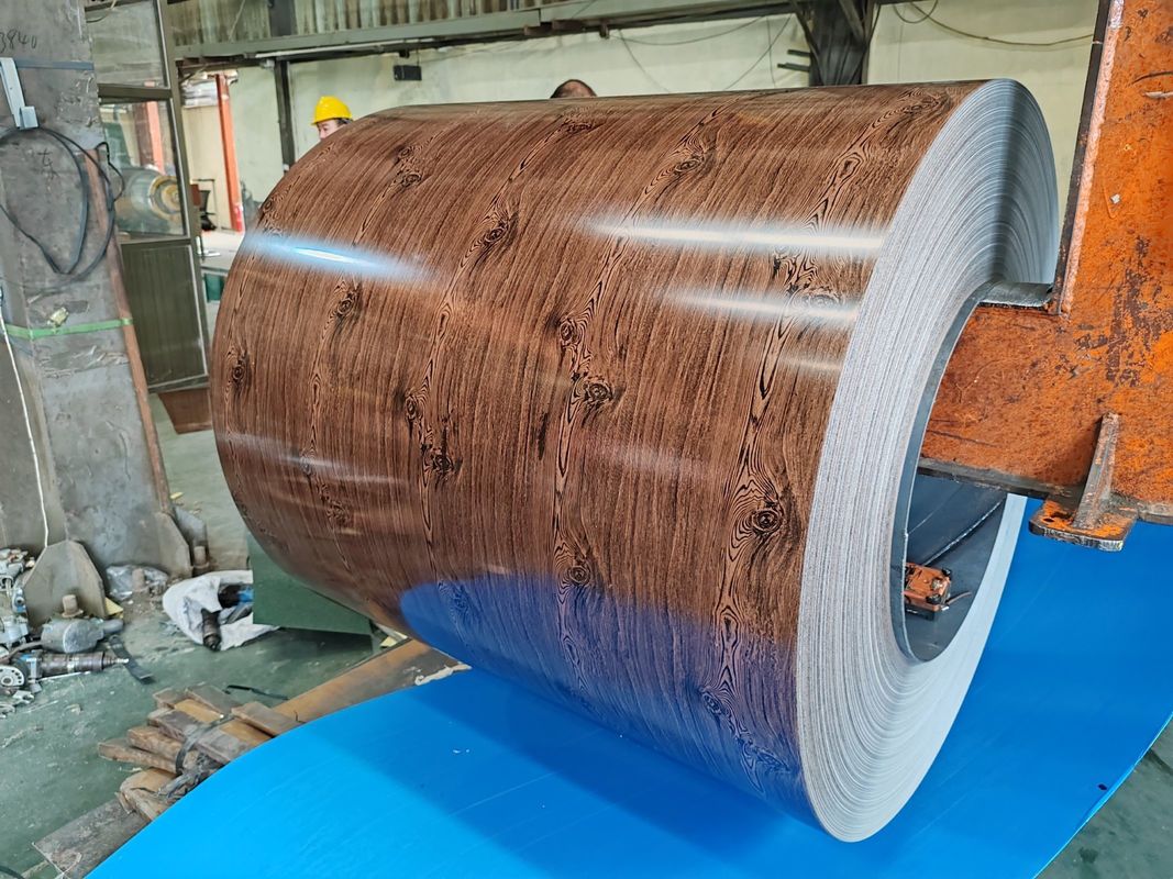DX51D+Z Prepainted Galvanized Steel Coil with 10–25μm Top Coating and 0.11–1.2mm Thickness for Construction Panels
