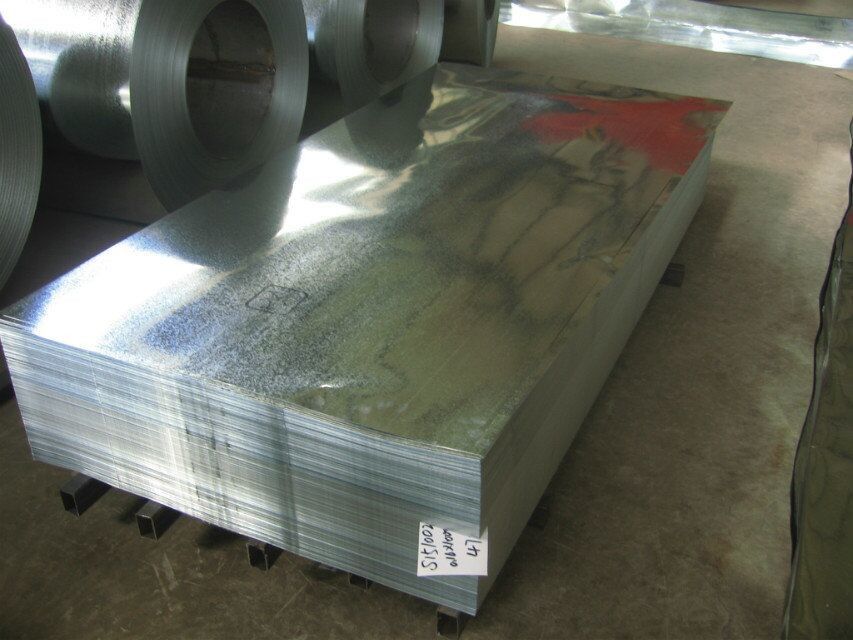 0.15–3.8mm Z40–Z275 Minimized Spangle Hot Dipped Galvanized Steel Sheet SGCC DX51D for Construction and Appliance Applications