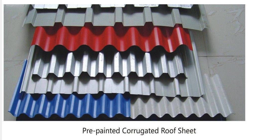Customized Pre-Painted Corrugated Steel Roof Sheets for Building Decoration and Roofing Panels
