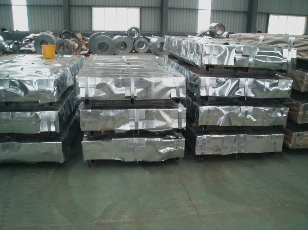 JIS SGCC / SGCH / G550 Corrugated Galvanized Roofing Sheet for Building Roof and Wall Cladding