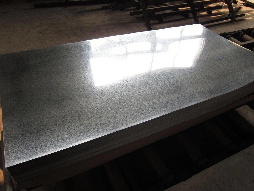 0.3–3.0mm Z60–Z275 Big Spangle Hot Dipped Galvanized Steel Sheet SGCC DX51D for Exterior Wall and Structural Applications