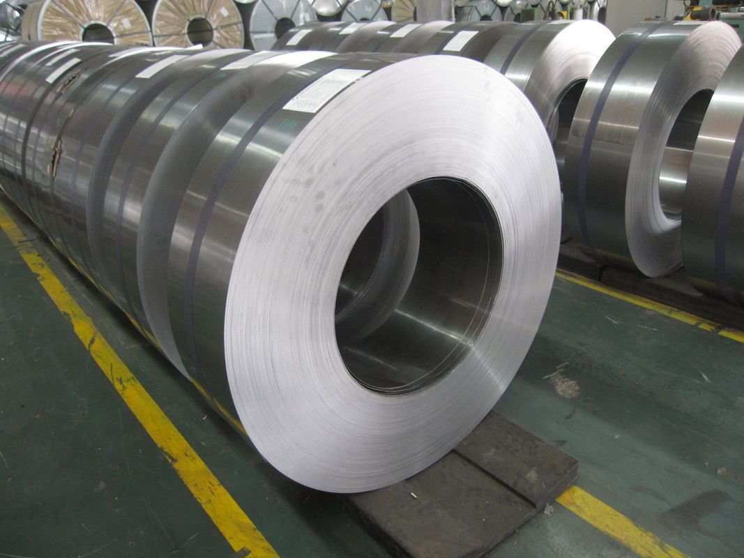 304 / 316 / 430 Cold Rolled Steel Strip In Coil With 2B / BA Finish, 7mm - 350mm Width