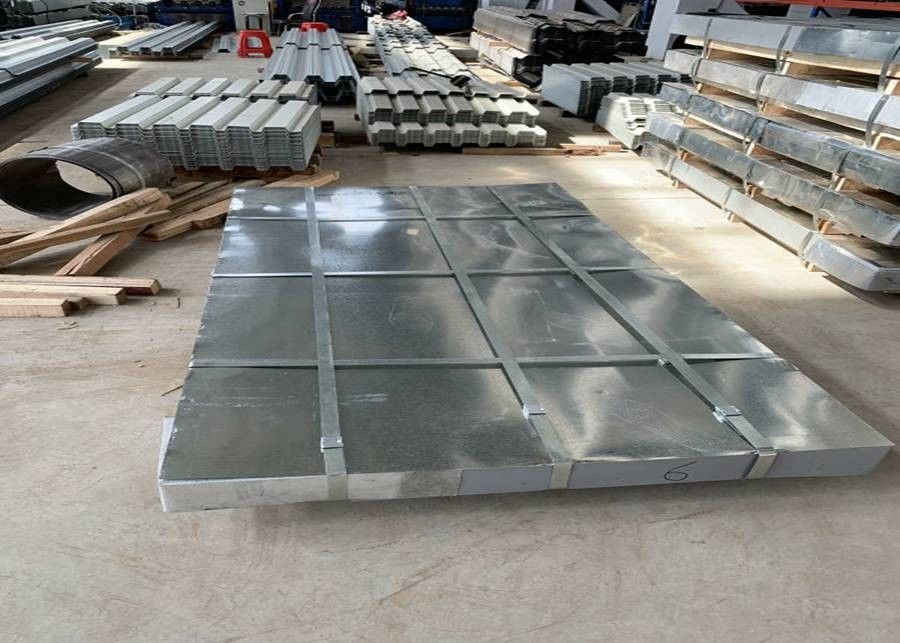 0.15–3.8mm Z275 Hot Dipped Galvanized Steel Sheet Regular Spangle SGCC DX51D for Container and Construction Applications