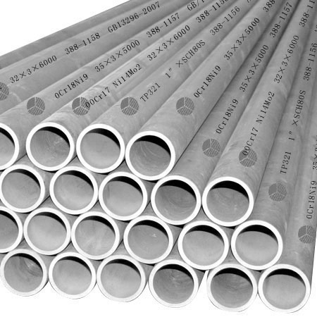 5.8M / 6M Length Seamless Stainless Steel Pipe With JISG3467, DIN17175, GB5310