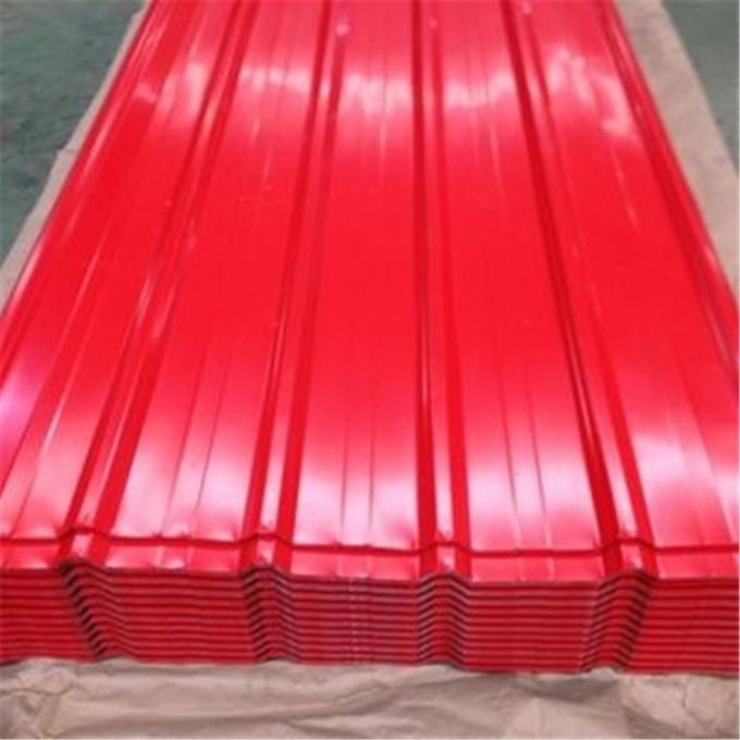 Zinc Coating Building Material 50180g/M2 Corrugated Steel Roof Sheets